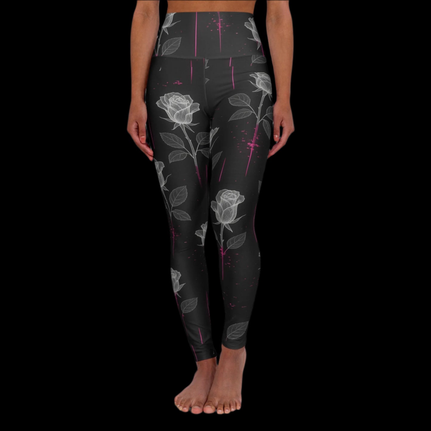 Velvet Tomb “X-Ray Thorn” High-Rise Leggings