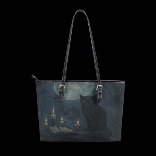 Moonlit Familiar Gothic Tote – Velvet Tomb Exclusive
