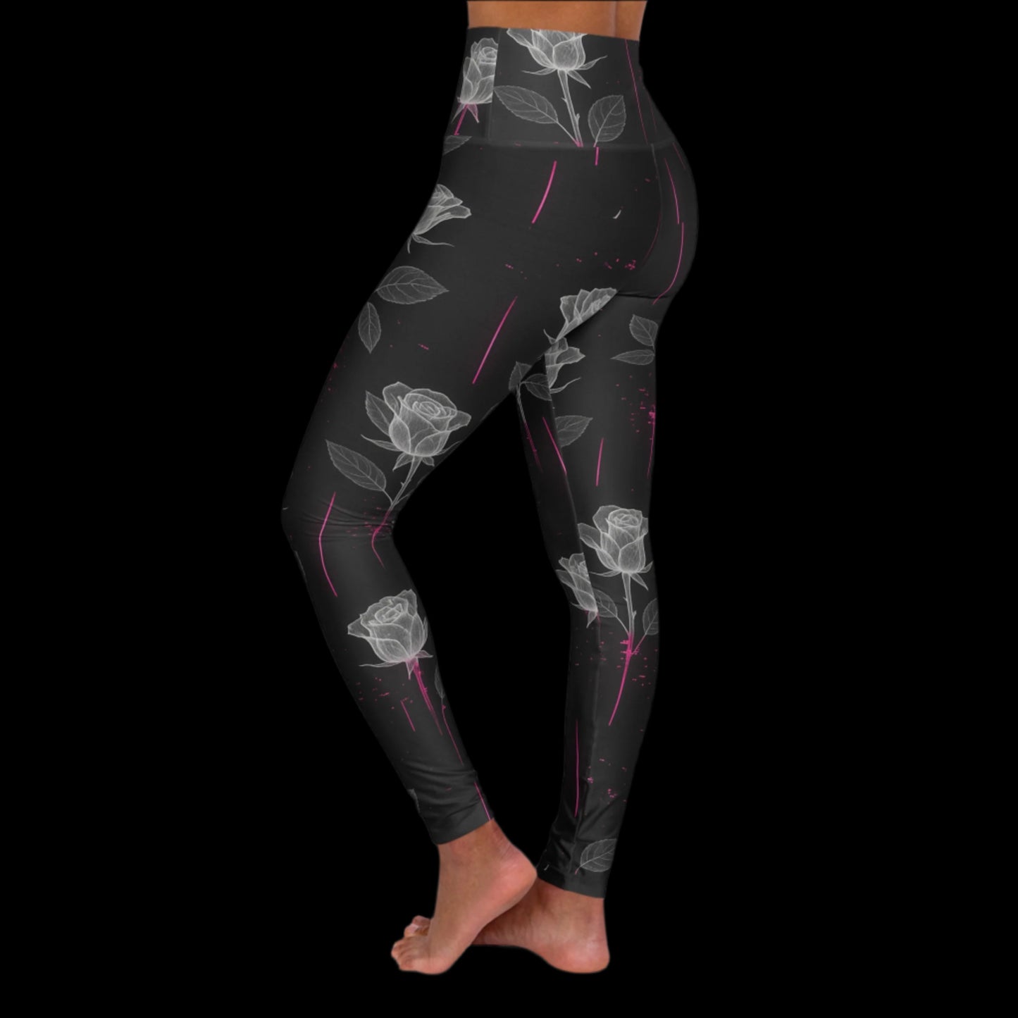 Velvet Tomb “X-Ray Thorn” High-Rise Leggings